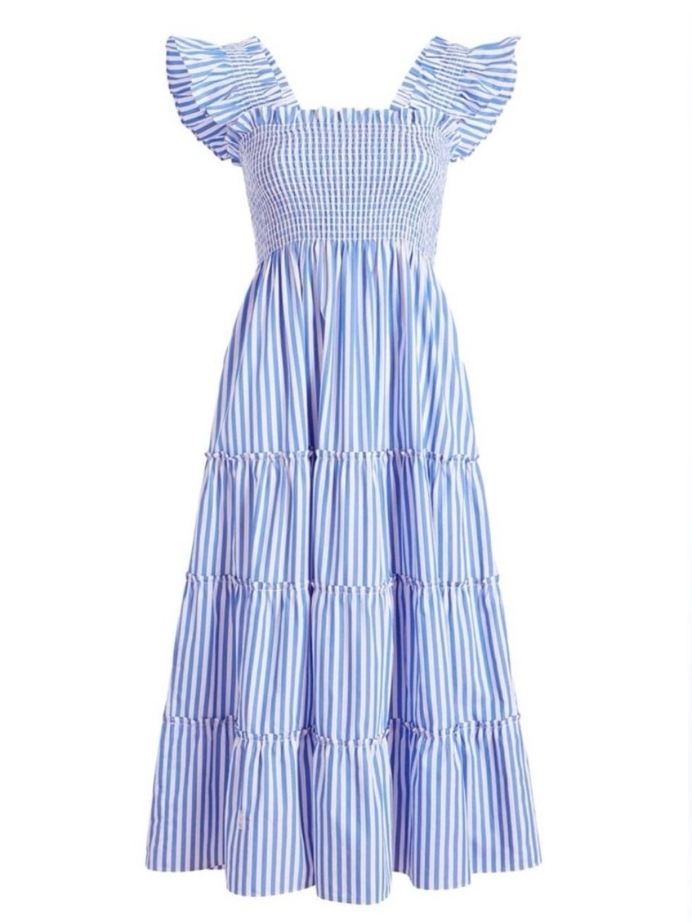 Hill House Home Ellie Nap Dress XS - Blueberry Stripe